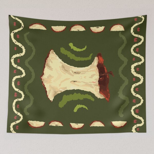 Item preview, Apple core print designed and sold by Chestnut-inks.