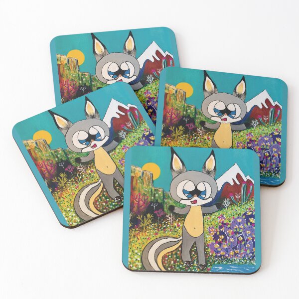Item preview, Zorrito mexicano. Zona del silencio designed and sold by PaulinaGuerrero.