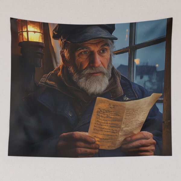 Item preview, Old Sailor Reading designed and sold by Rtymer.