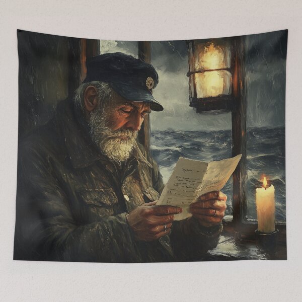 Item preview, Old Sailor Reading designed and sold by Rtymer.