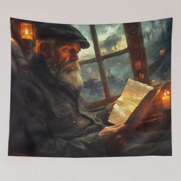 Item preview, Old Sailor Reading designed and sold by Rtymer.