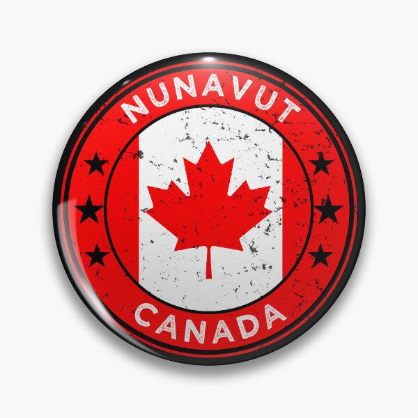 Item preview, Nunavut Canada Maple Leaf Arctic Territory Design designed and sold by ArtByKatti.
