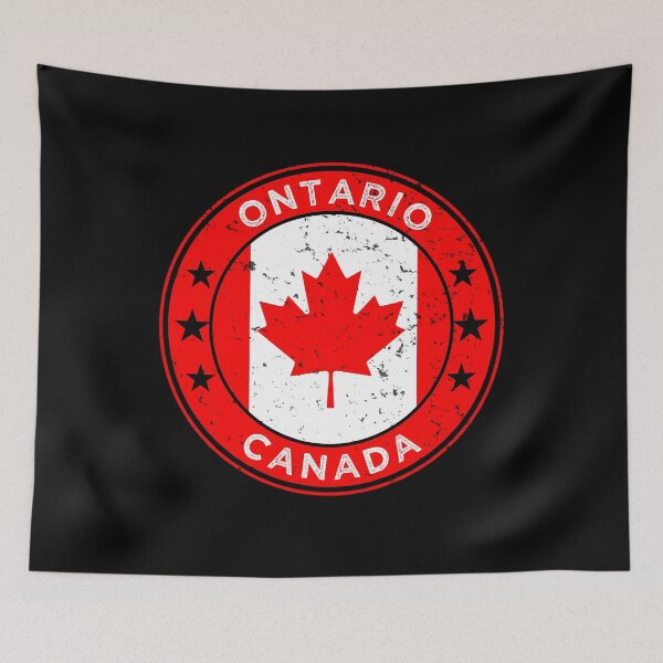Item preview, Ontario Canada Maple Leaf Provincial Pride Design designed and sold by ArtByKatti.