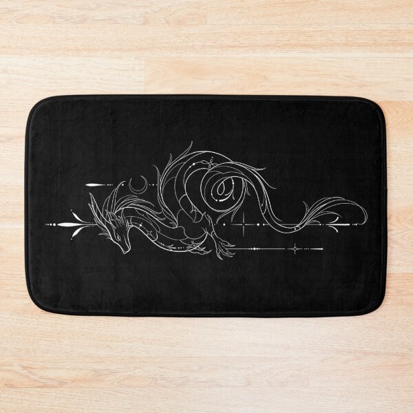 Item preview, Lunar dragon - elegant mythical creature design white designed and sold by Aakanksha97.