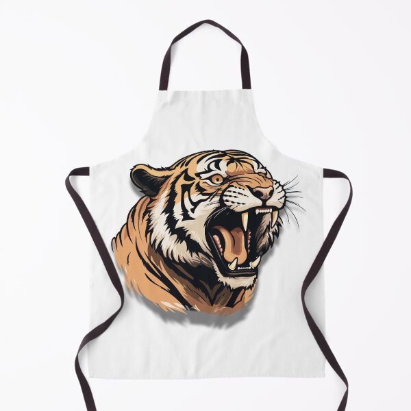 Item preview, Glorious Tiger Head | Fierce Jungle Majesty Design designed and sold by WildPetal.
