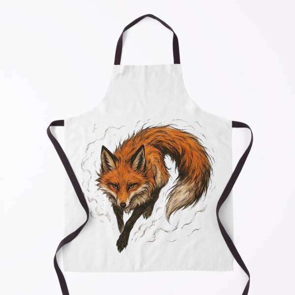 Item preview, Fierce Red Fox in Dynamic Ink Drawing Style designed and sold by ArtfulWeave.