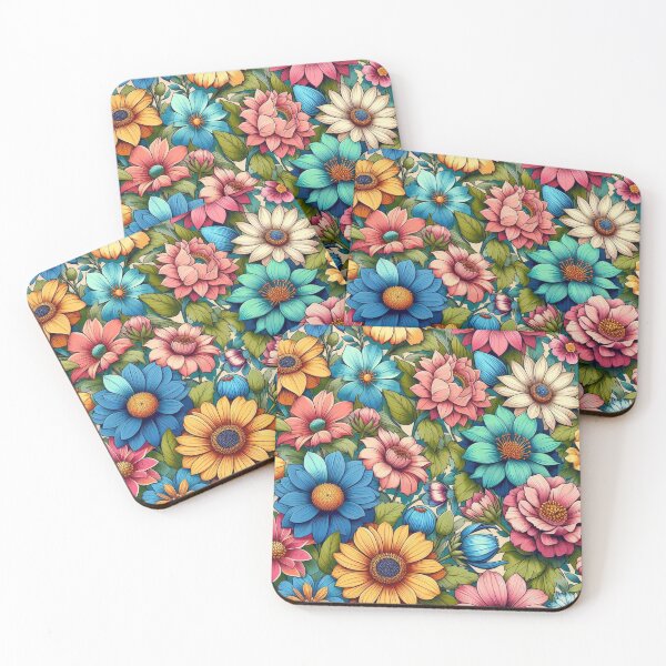 Item preview, Colorful flowers  designed and sold by Dogandesighn.