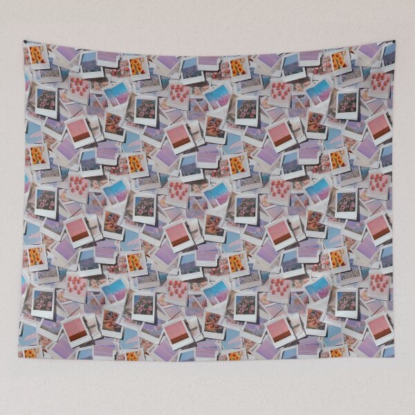 Item preview, Vintage-inspired Floral Instant Photo Collage designed and sold by RavenWrangler.