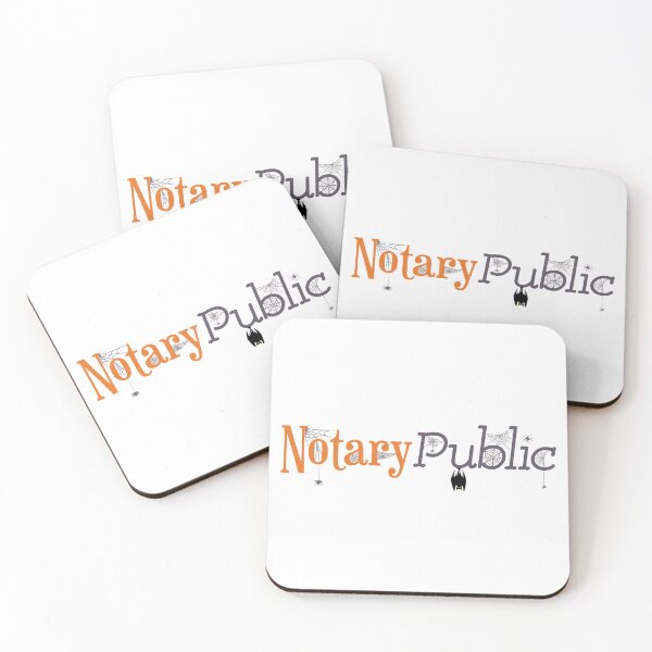 Item preview, Notary Public Halloween – Spooky Spiderweb Lettering Design designed and sold by NotaryLife.