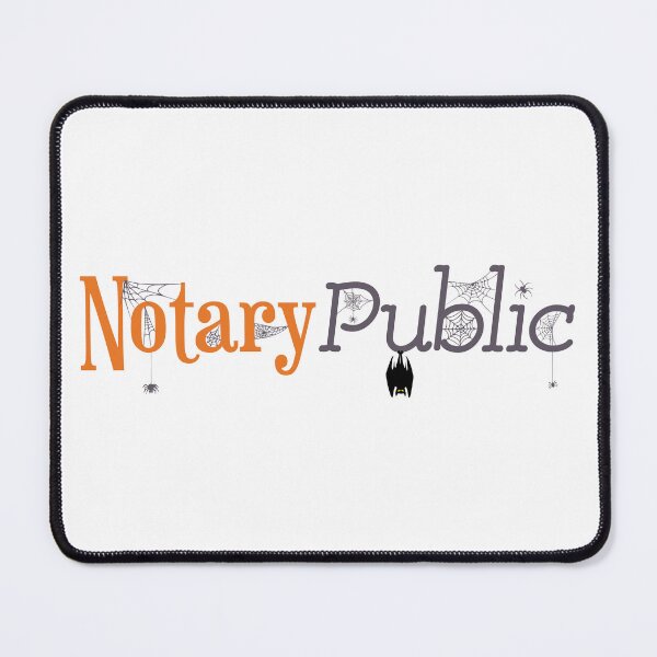 Item preview, Notary Public Halloween – Spooky Spiderweb Lettering Design designed and sold by NotaryLife.