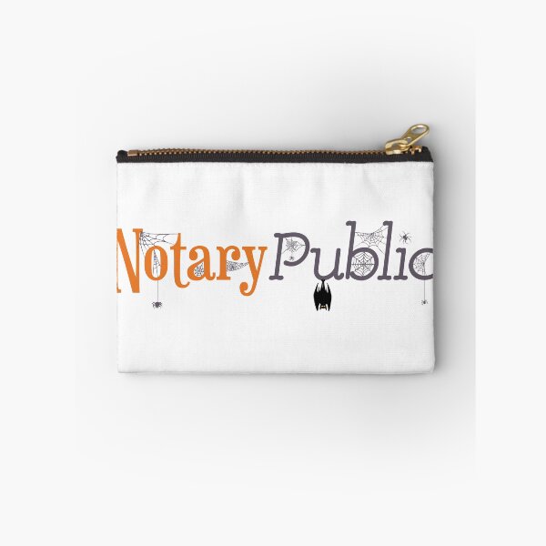 Item preview, Notary Public Halloween – Spooky Spiderweb Lettering Design designed and sold by NotaryLife.