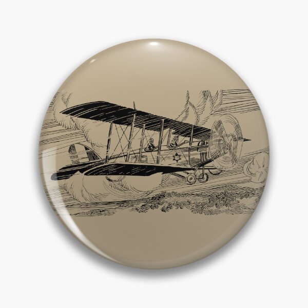 Item preview, Vintage World War Plane Illustration 1 designed and sold by AntiqueDreaming.
