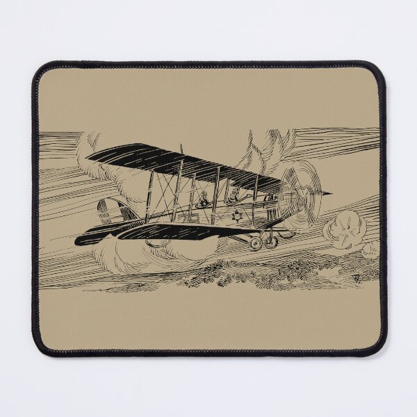 Item preview, Vintage World War Plane Illustration 1 designed and sold by AntiqueDreaming.