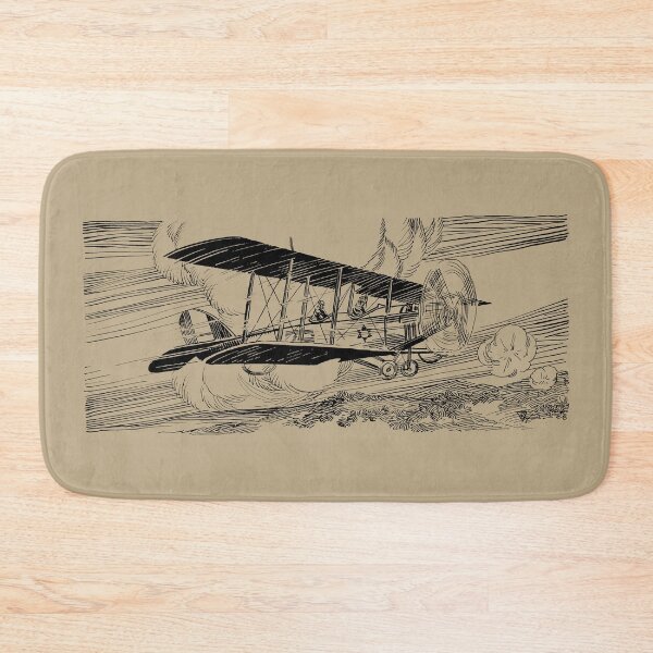 Item preview, Vintage World War Plane Illustration 1 designed and sold by AntiqueDreaming.