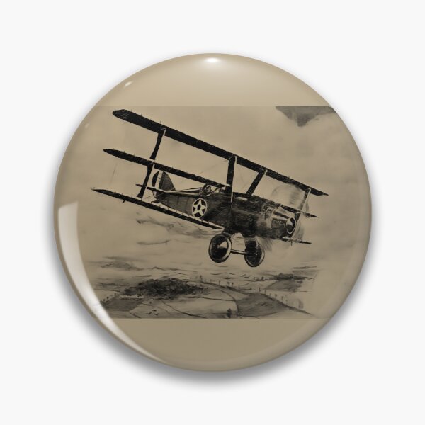Item preview, Vintage World War Plane Illustration 2 designed and sold by AntiqueDreaming.