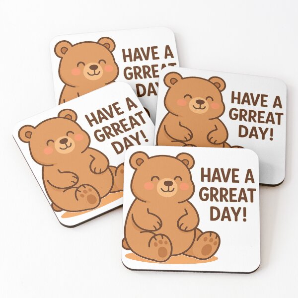 Item preview, bearly Awake – Cute Bear with a Comical Twist designed and sold by TZN Wear.