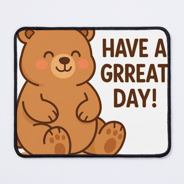 Item preview, bearly Awake – Cute Bear with a Comical Twist designed and sold by TZN Wear.