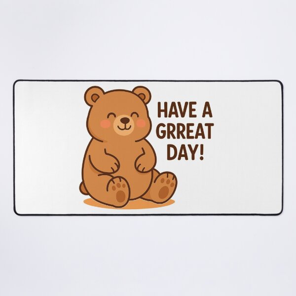 Item preview, bearly Awake – Cute Bear with a Comical Twist designed and sold by TZN Wear.