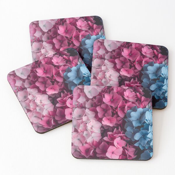 Item preview, Pink and Blue Hydrangeas – Floral Bloom Aesthetic designed and sold by MatvHelen.