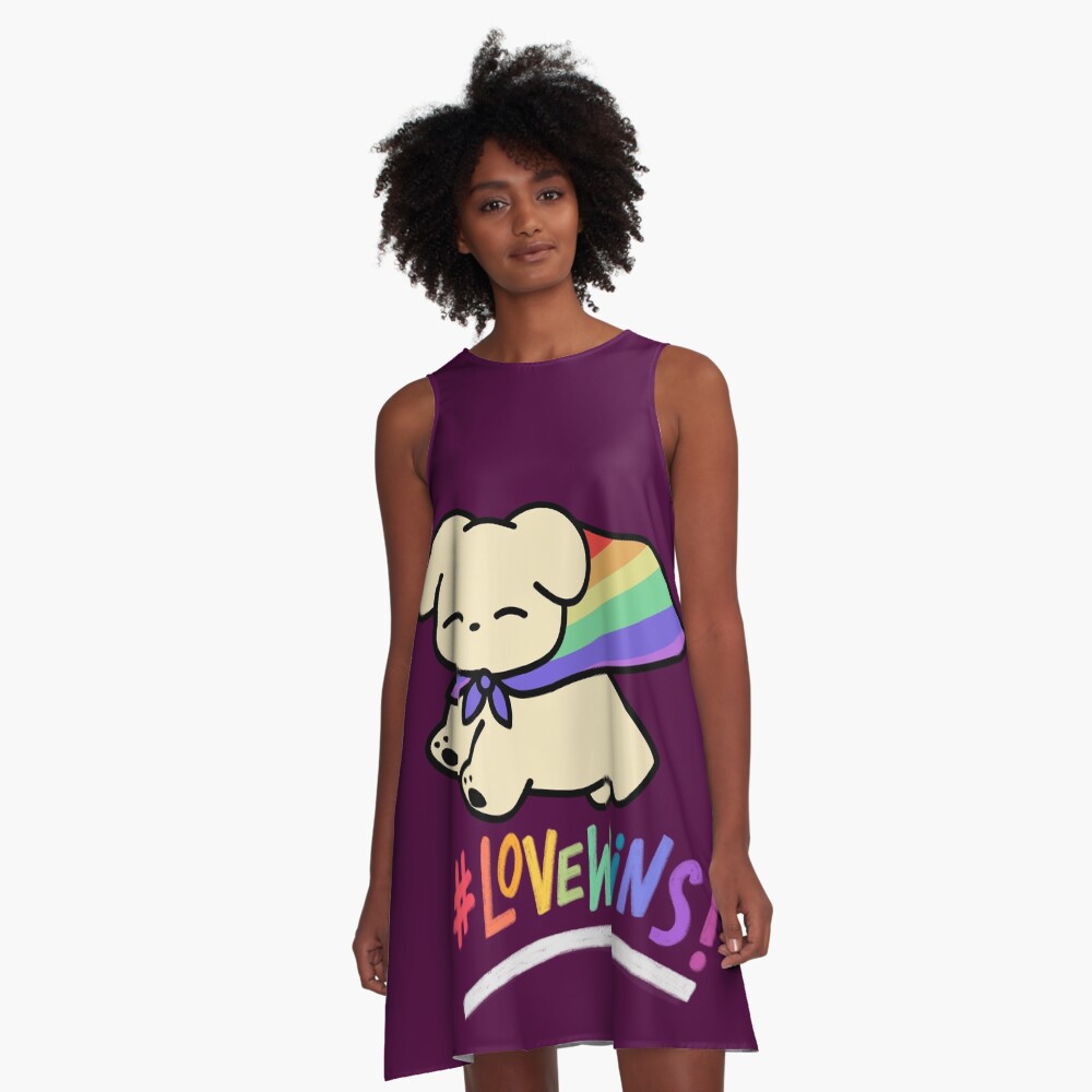 Item preview, A-Line Dress designed and sold by Nutterdogs.