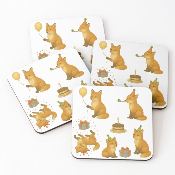 Item preview, Baby Birthday Foxes designed and sold by Thale's Designs.