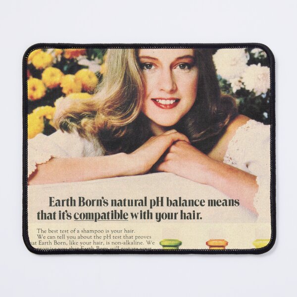 Item preview, Vintage Earth Born Shampoo Ad designed and sold by BeatPoet.