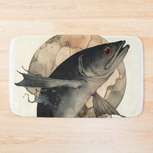 Item preview, Ocean Ink Series No.7: A Minimalist Marine Collection – Premium Watercolor Art designed and sold by HIKARI Creations.