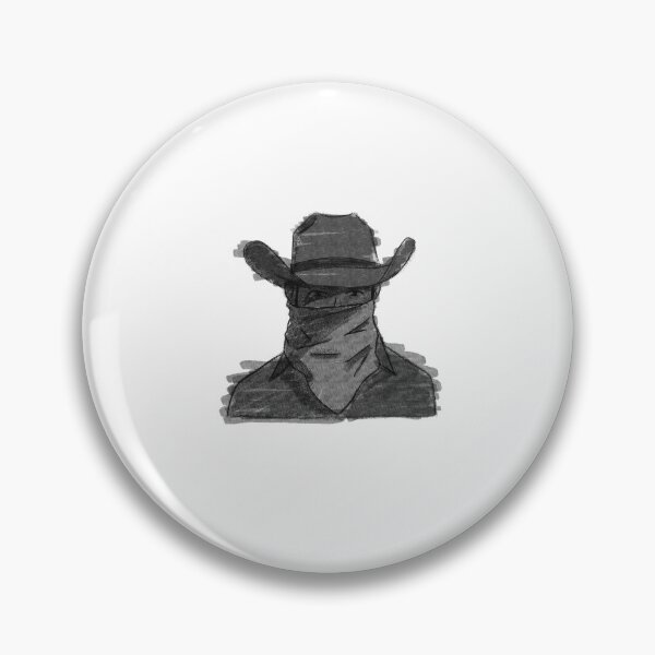 Item preview, Western charcoal Cowboy designed and sold by Nick Wick Creative.