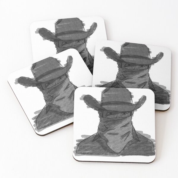 Item preview, Western charcoal Cowboy designed and sold by Nick Wick Creative.