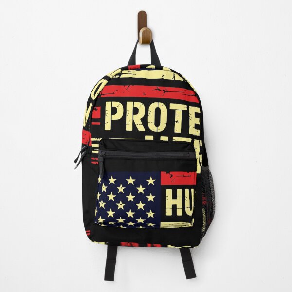 Item preview, Husband Daddy Protector Hero Vintage American Flag Patriotic Dad Gift designed and sold by designleon19.