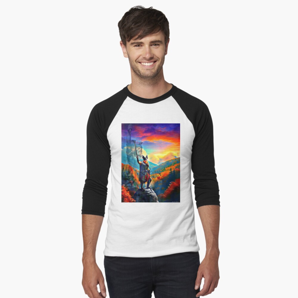Item preview, Baseball ¾ Sleeve T-Shirt designed and sold by DidrikvonBern.