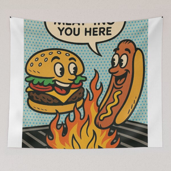 Item preview, Fancy Meat-ing You Here designed and sold by Exploring Silliness.