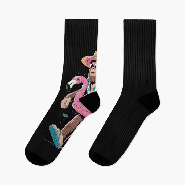 Item preview, Funny Bigfoot Summer Vibes – Cartoon Gorilla at the Beach Design designed and sold by love3617.