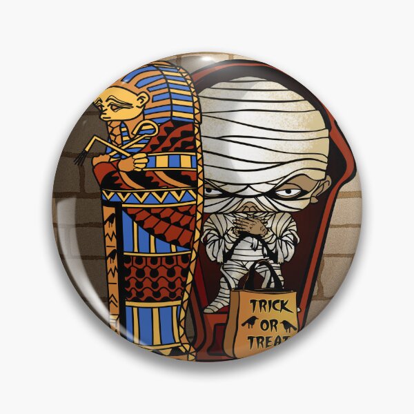Item preview, The Pharaoh Wishes You A Happy Halloween designed and sold by 3-Beans-Art.