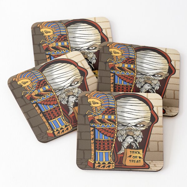 Item preview, The Pharaoh Wishes You A Happy Halloween designed and sold by 3-Beans-Art.