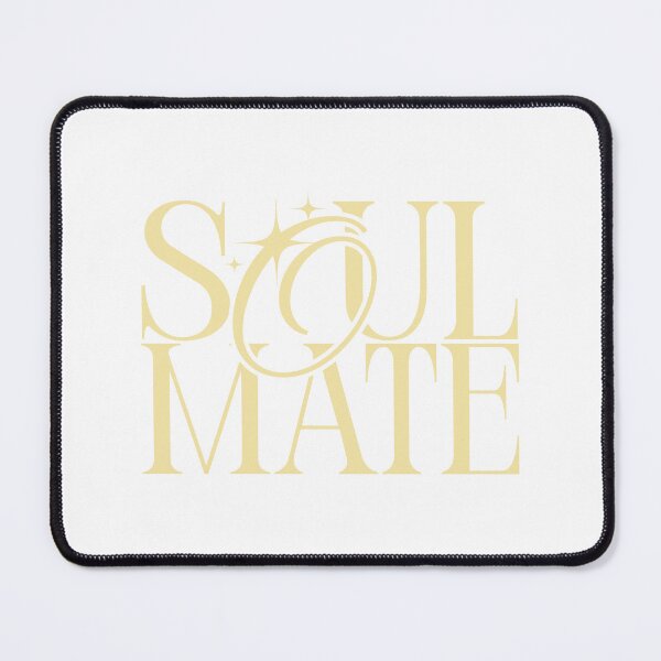 Item preview, Soulmate Modern Yellow Luxury Typography designed and sold by Stickers by @molllyclare.