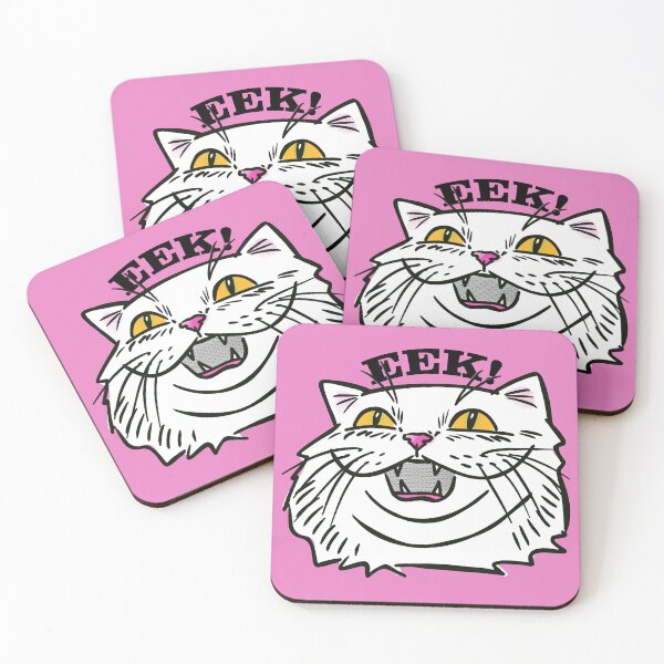 Item preview, EEK! White Cat designed and sold by poket.piktures.