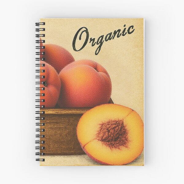 Item preview, Retro Peach Fruit Sticker Label designed and sold by Wordsmith-Wear.