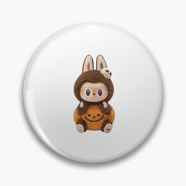 Item preview, Halloween Pumpkin Labubu design happy 4K artwork ToyArtCollector how2work_toys Sticker designed and sold by sasocru.