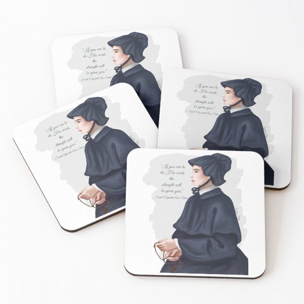 Item preview, Saint Elizabeth Ann Seton designed and sold by Tres Corda Designs.