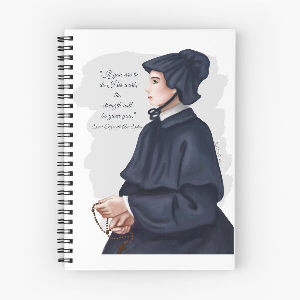 Item preview, Saint Elizabeth Ann Seton designed and sold by Tres Corda Designs.