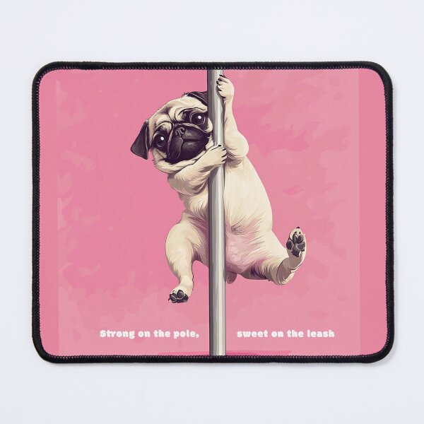 Item preview, Pug on the Pole designed and sold by Christiane  Zielinski.
