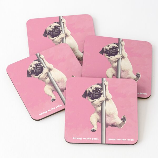 Item preview, Pug on the Pole designed and sold by Christiane  Zielinski.