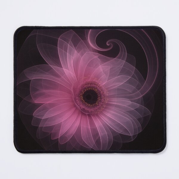 Item preview, Abstract Gerbera in the Fourth Dimension – Pink Spiral Bloom designed and sold by Pacika.