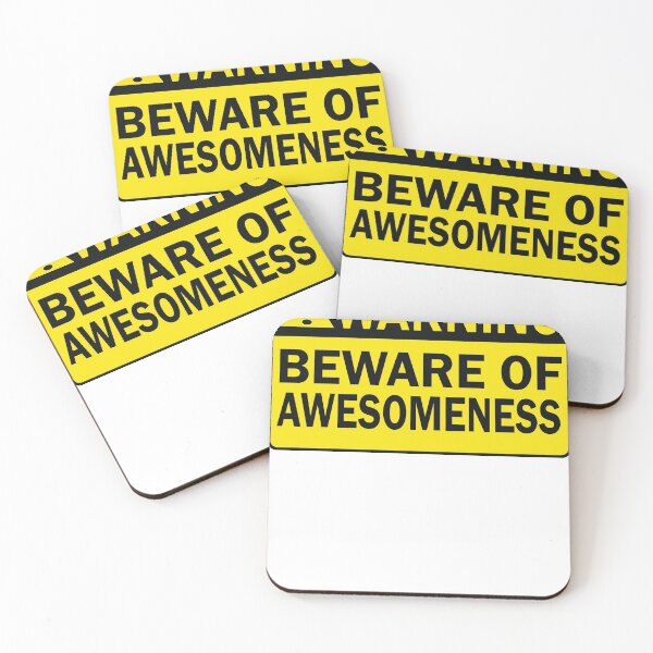 Item preview, Warning! Beware of Awesomeness designed and sold by GatoBlanco.