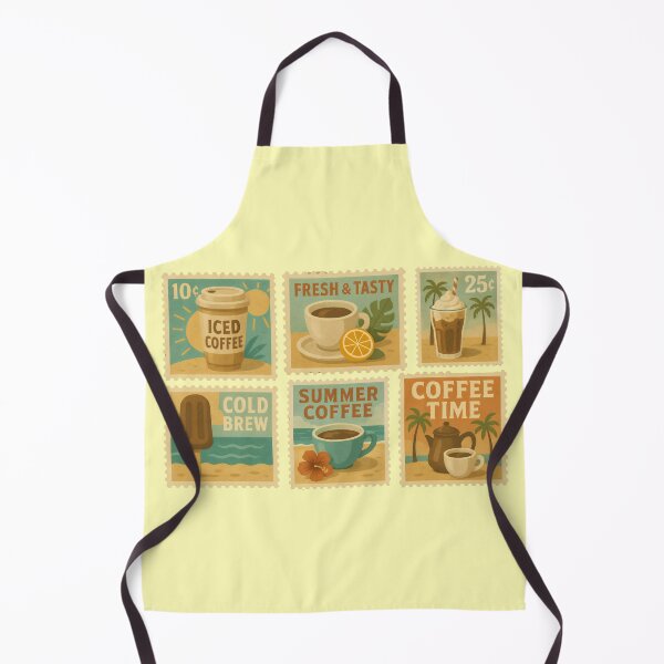 Item preview, Vintage Stamp Collage Coffee Themed designed and sold by DemureArtsy.