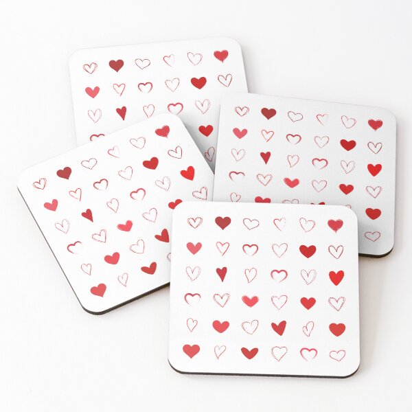 Item preview, 36 Red Heart Shapes – Love Design Collection designed and sold by Fadastic.