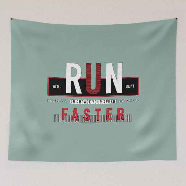 Item preview, RUN FASTER designed and sold by  Bride of the desert.