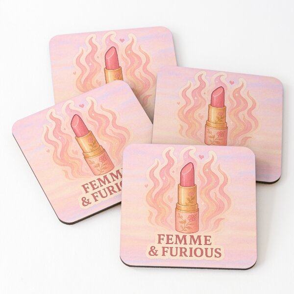 Item preview, Femme & Furious – Lipstick Lesbian designed and sold by ThroneOfCraft.
