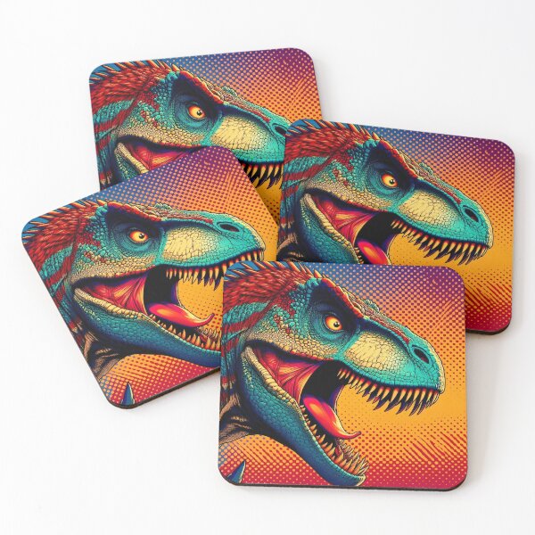 Item preview, Raptor Head - Pop Colors designed and sold by AD-Digital-Art.